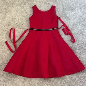 Dorissa Girls Red Dress Formal Party Holiday Size 7
